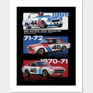 BRE Datsun - 3 Champions Posters and Art